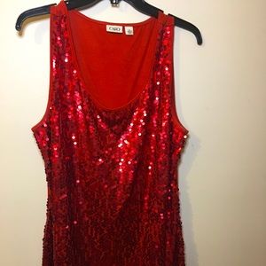 Cato women’s sequin tank top